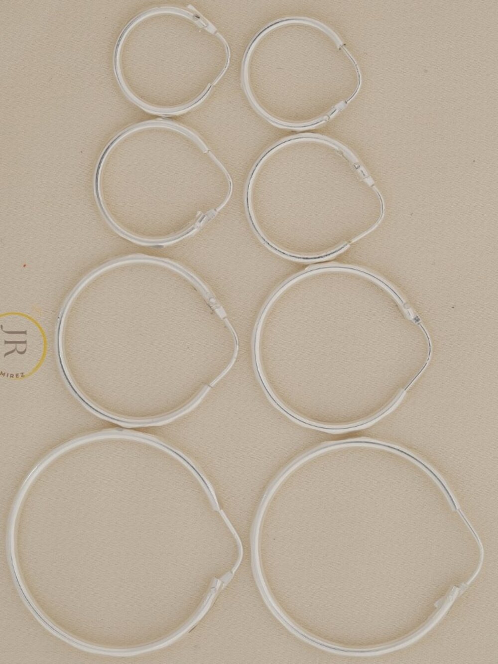 Wholesale 925 Sterling Silver Hoop Earrings Bundle Assorted Sizes Bulk Lot